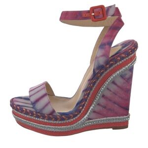 Christian louboutin Stylish Multicolor Wedge Sandals